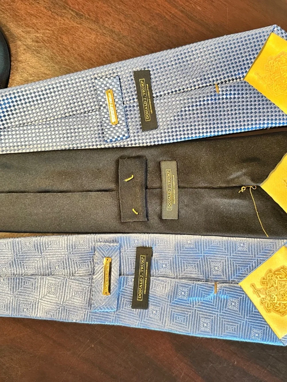 Donald J Trump silk neckties